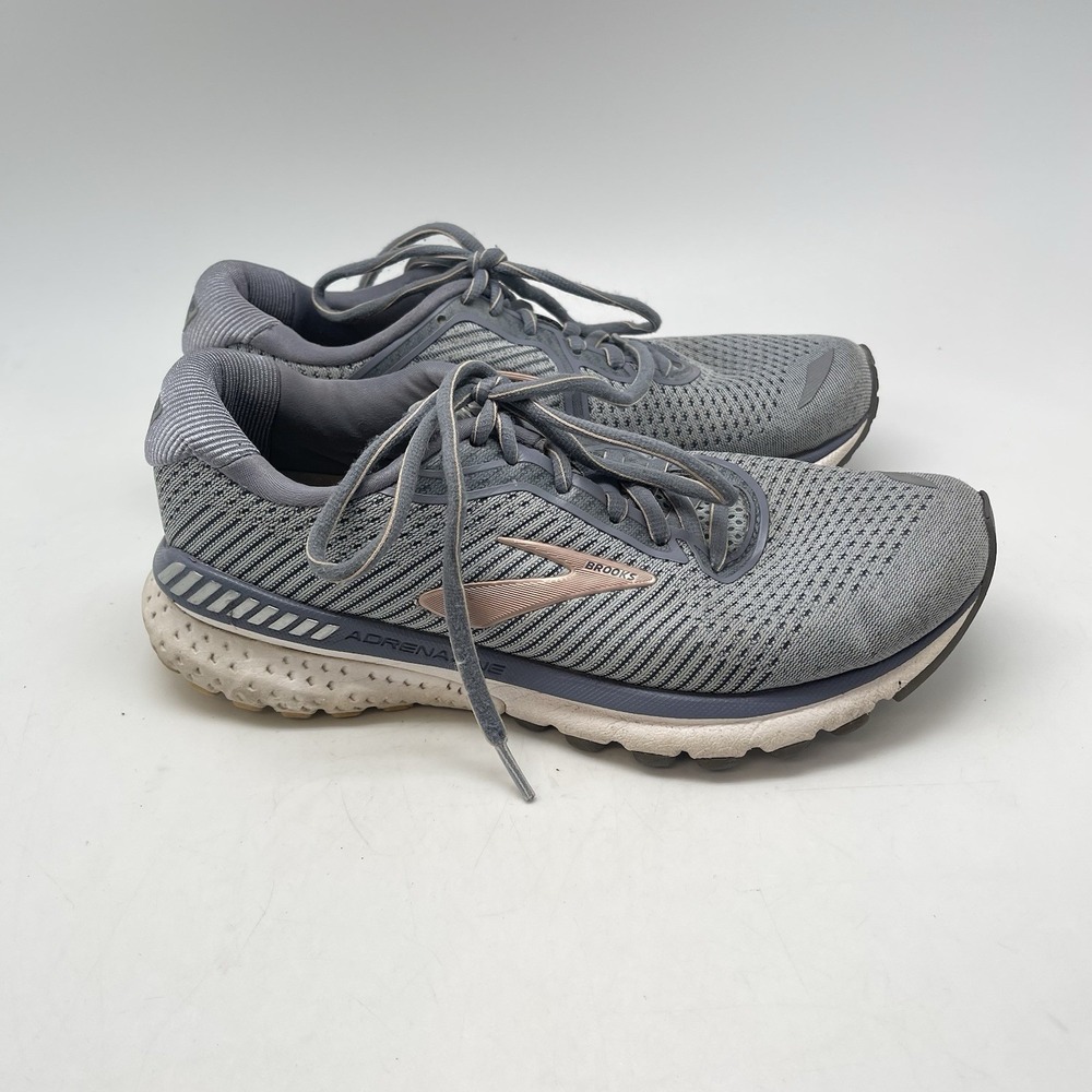 Brooks Sneakers Womens 8 B‎ Adrenaline GTS 20 1202961B073 Gray Running Shoes